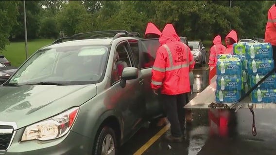 Water distribution underway on South Side following water main break