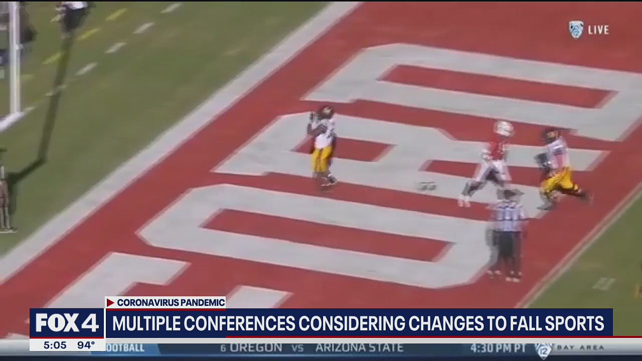 Multiple conferences considering changes to fall sports