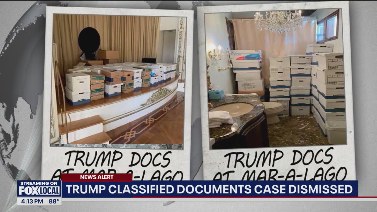Trump classified documents case dismissed by Florida judge