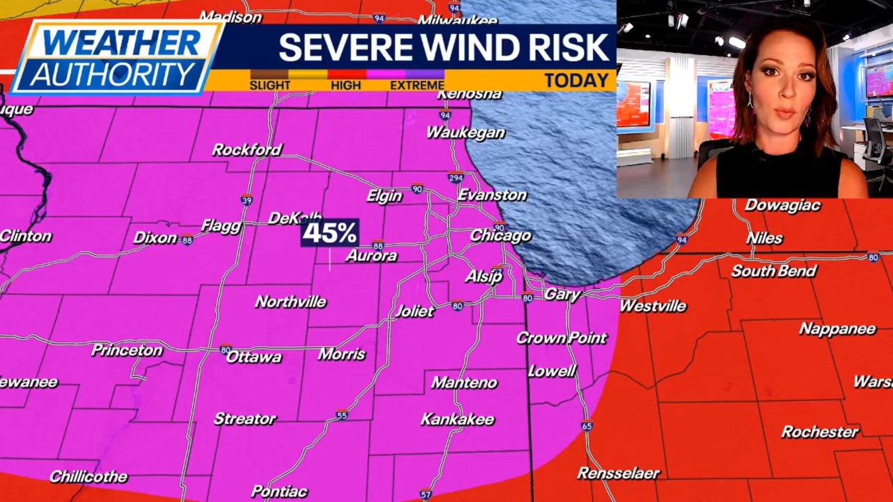 Chicago weather: Severe storm threat increasing, tornadoes possible