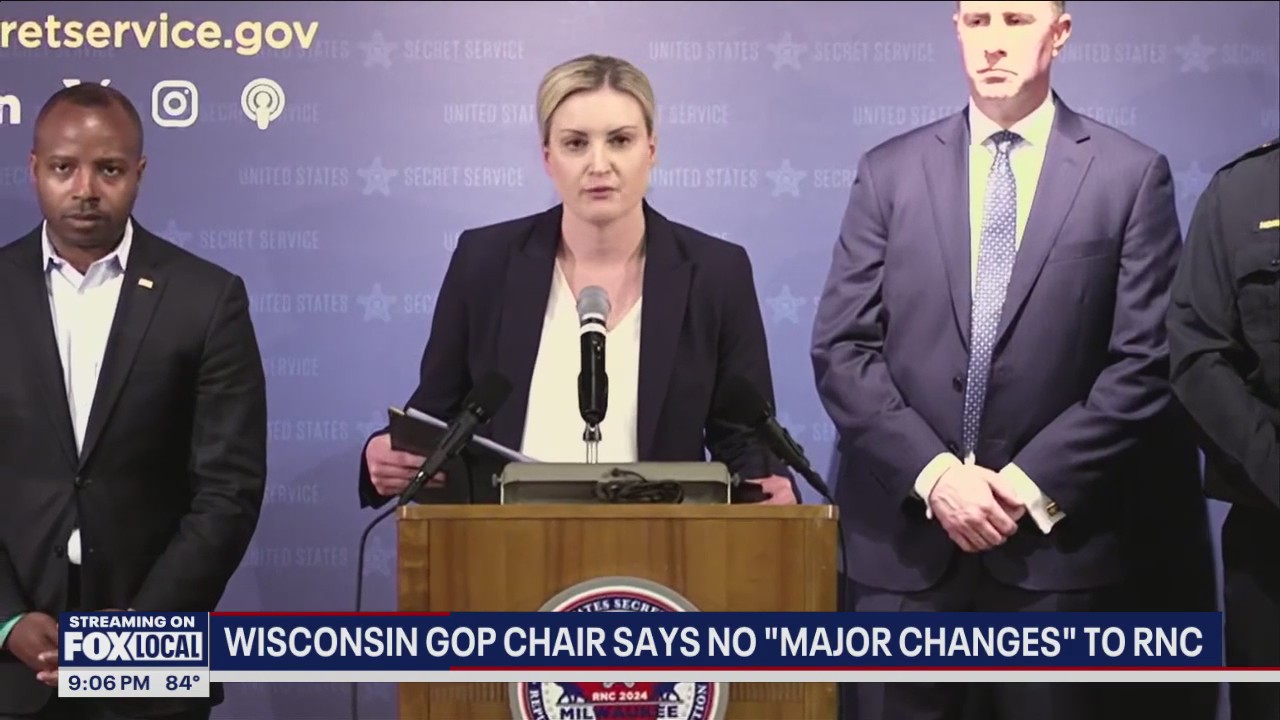 Wisconsin GOP Chair says no 'major changes' to RNC following Trump rally attack