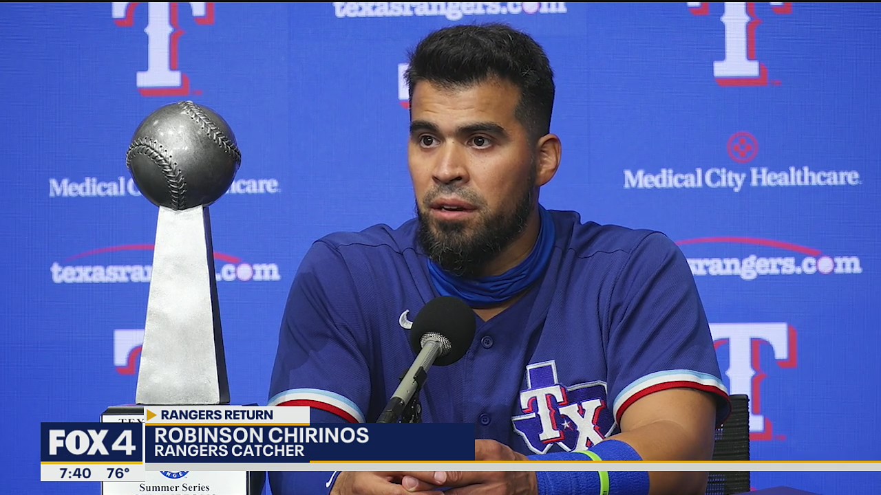 Rangers take on Rockies as baseball returns without fans
