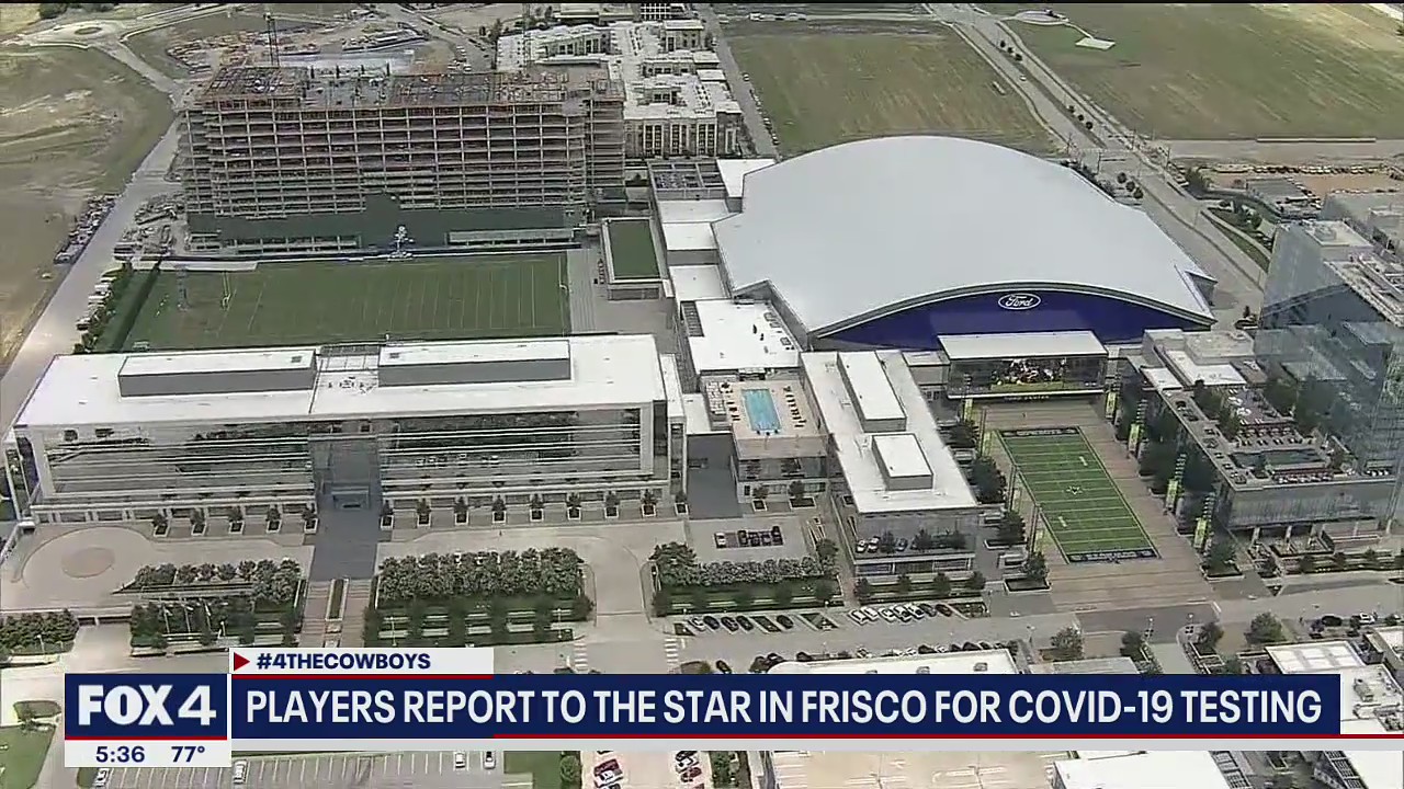 Players report to The Star in Frisco for COVID-19 testing