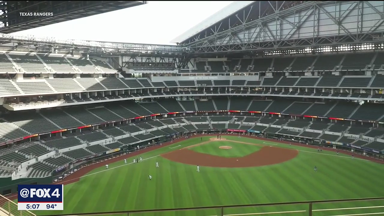 It?s finally opening day for the Texas Rangers at Globe Life Field... with no fans
