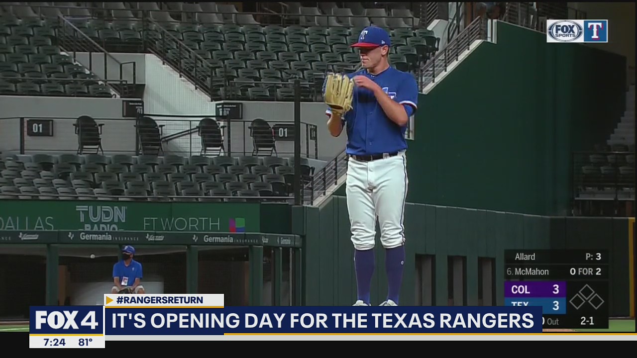 Texas Rangers ready for opening day in Globe Life Field