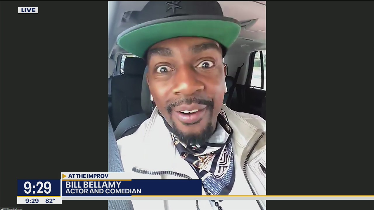 Comedian Bill Bellamy performing live at the Addison Improv