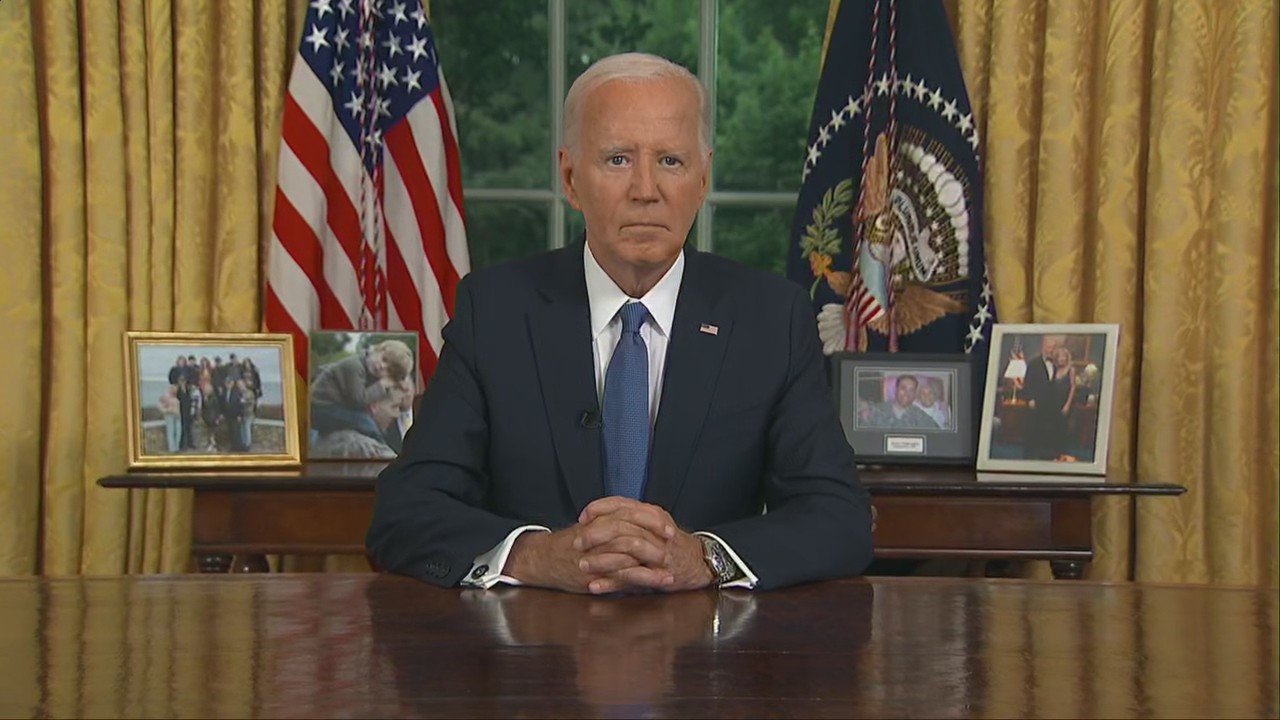 ‘Kings and dictators do not rule, the people do’: Biden addresses nation after dropping out