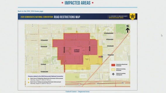 Chicago DNC 2024: Security officials outline security perimeter for United Center, McCormick Place