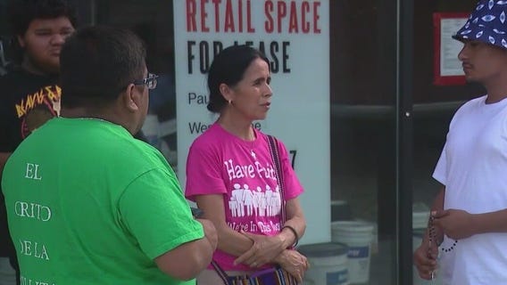 Little Village community unites in prayer for infant, father injured in shooting