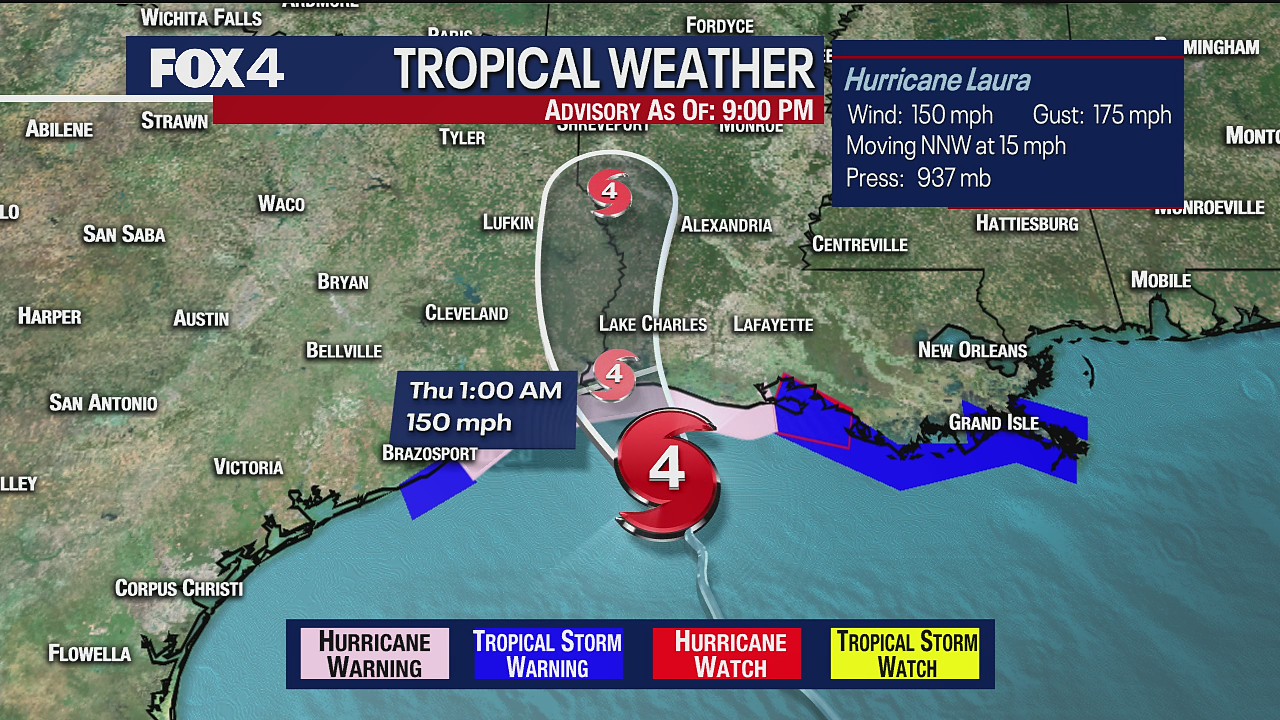 Aug. 26 overnight forecast