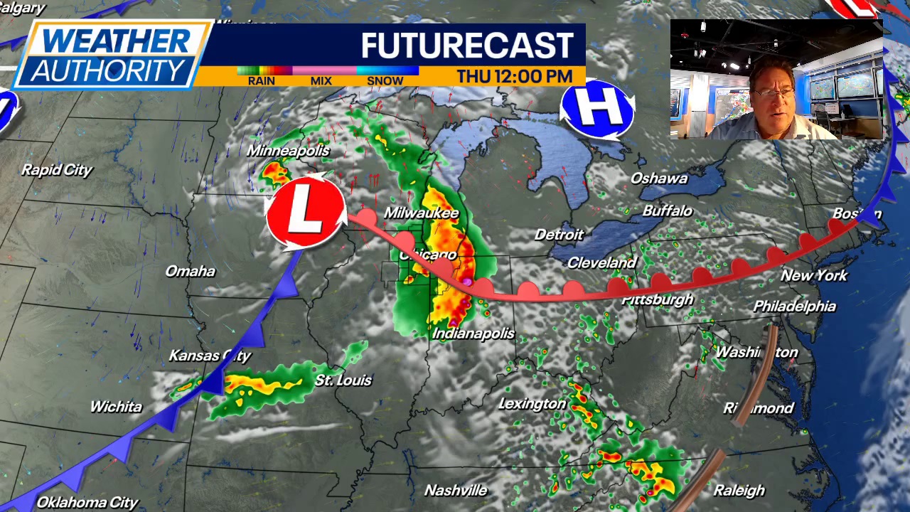 Chicago weather: Showers, storms expected on Thursday | FOX 32 Chicago
