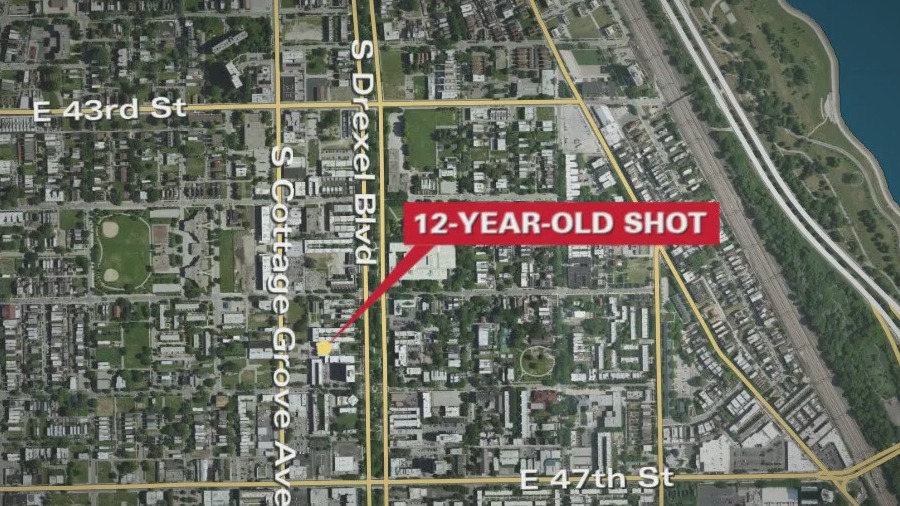 Boy, 12, shot inside Bronzeville home