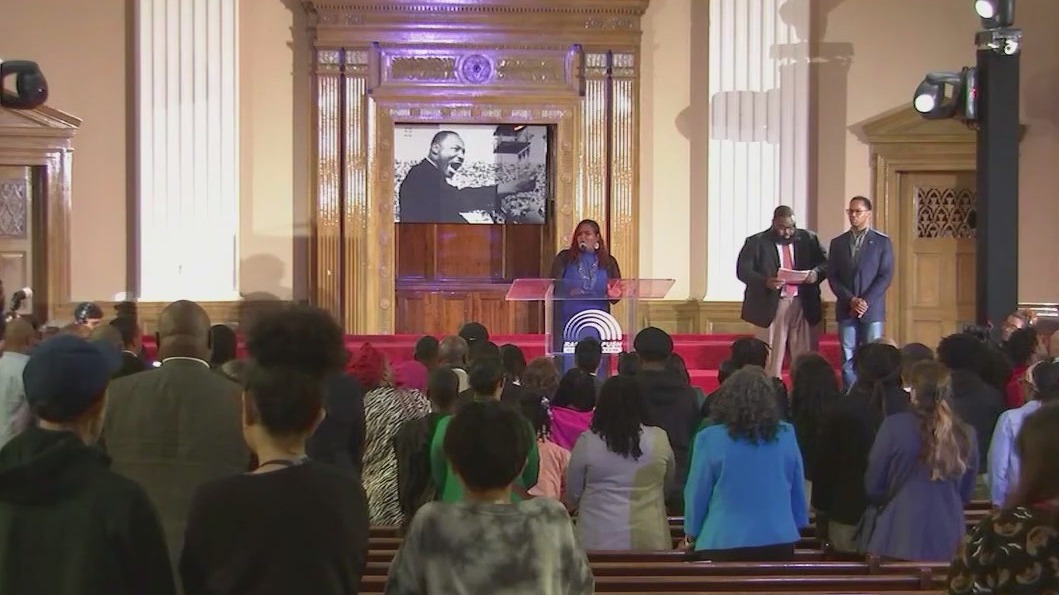 Brandon Johnson attends Rainbow PUSH convention kick off event