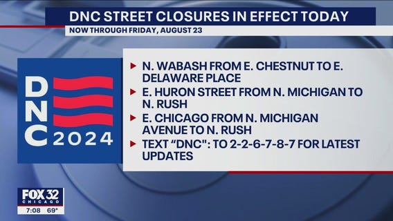 DNC street closures continue through Friday