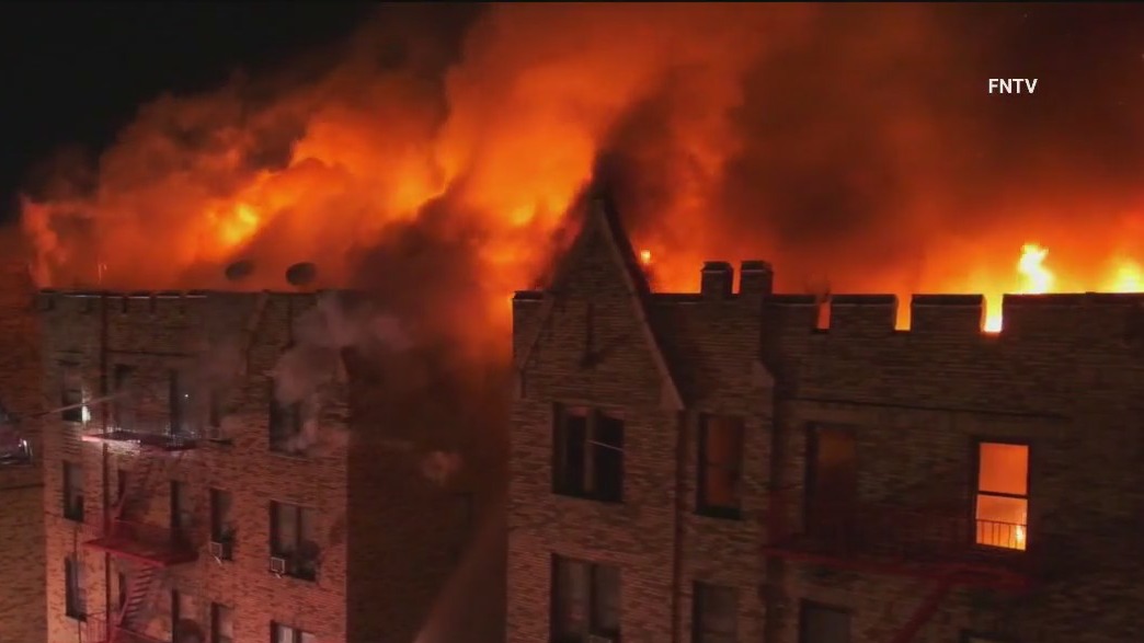 NYC apartment building fire leaves several injured