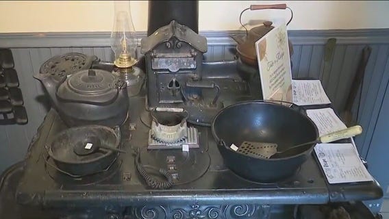 Lombard Victorian Cottage turns back the clock with old-fashioned kitchen