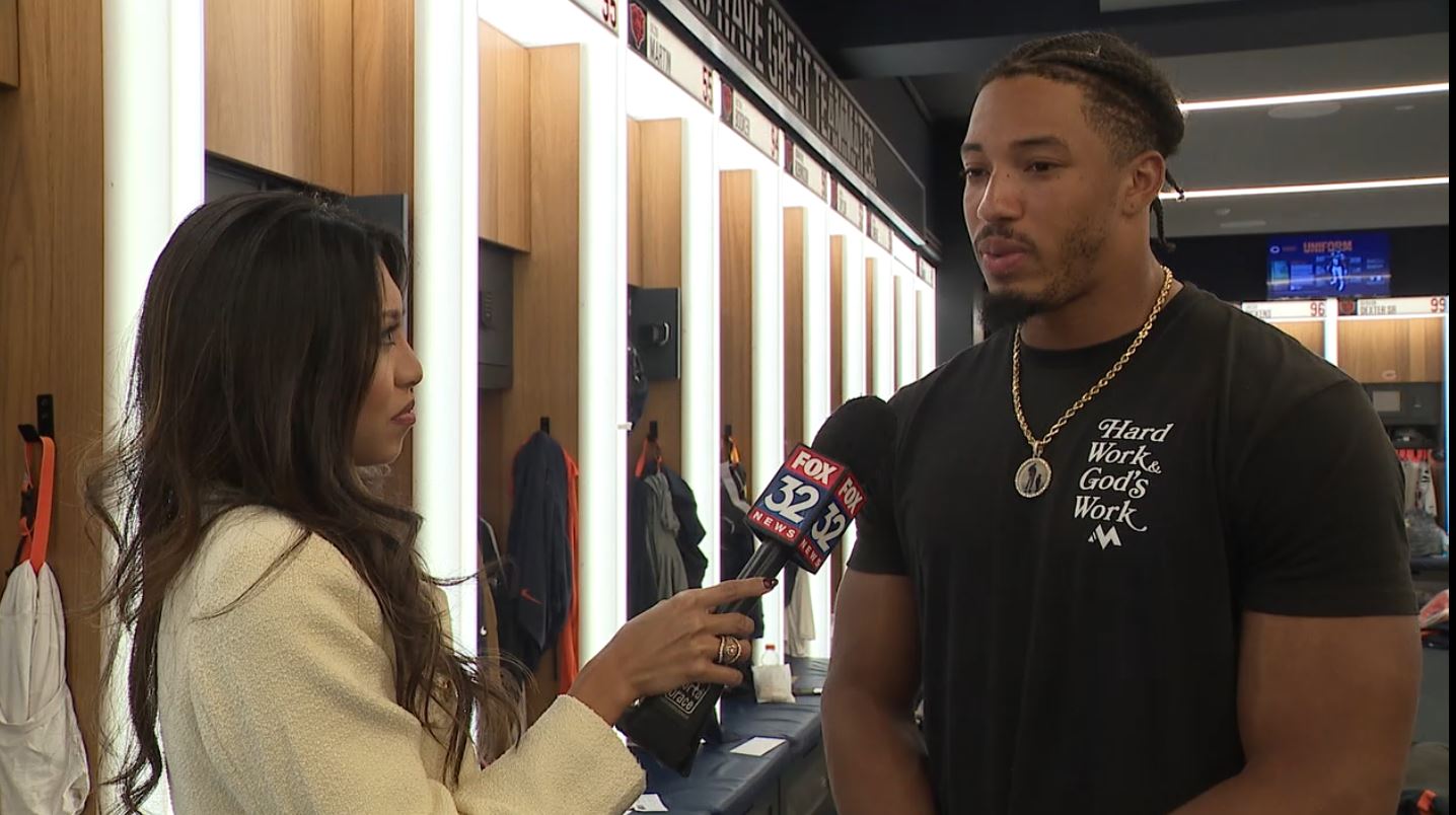 Catching up with Chicago Bears' Daniel Hardy after his game-changing blocked punt