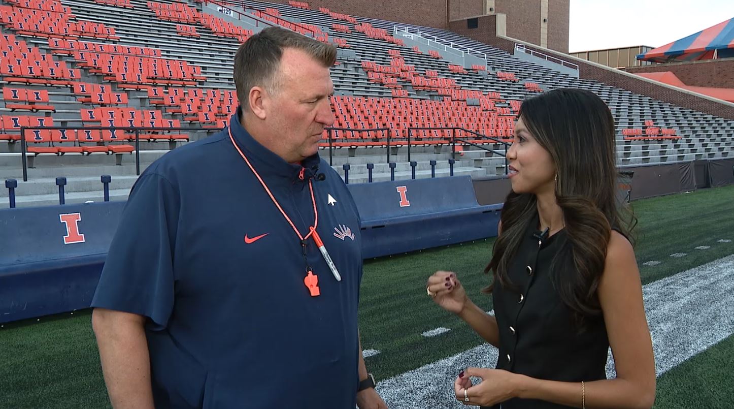 Tina Nguyen checks in with Bret Bielema and No. 24 Illinois football