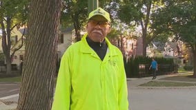 Beloved suburban crossing guard turns 85