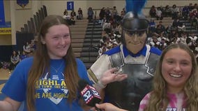 Highland High School brings the Trojan energy for Orange Friday