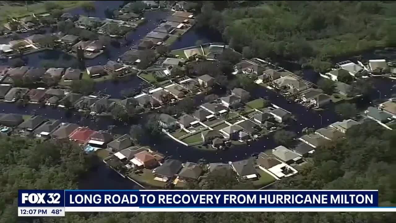 Towns hit hard by Hurricane Milton face long road to recovery