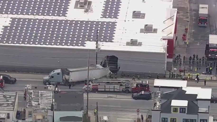 Truck slams into NJ Target