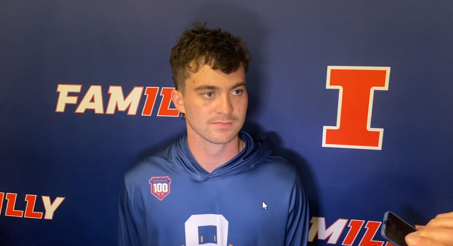 Illini QB Luke Altmeyer talks beating Michigan