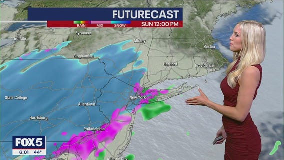 NYC Sunday futurecast