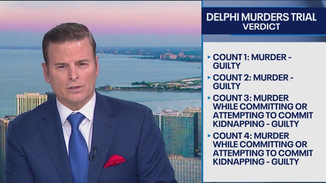 Delphi murders trial verdict: Jury finds Richard Allen guilty | FOX 32 ...