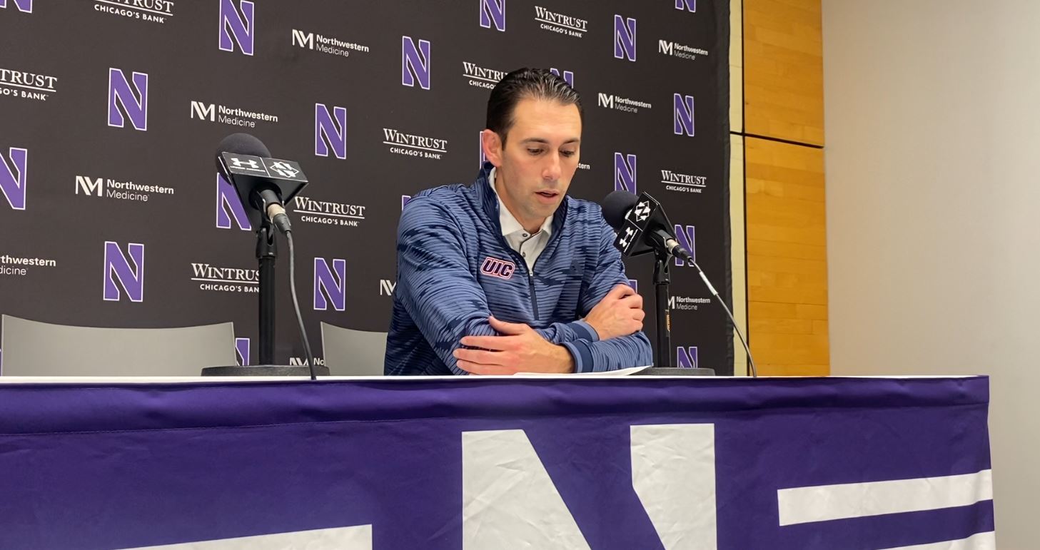 Rob Ehsan talks UIC's close loss to Northwestern
