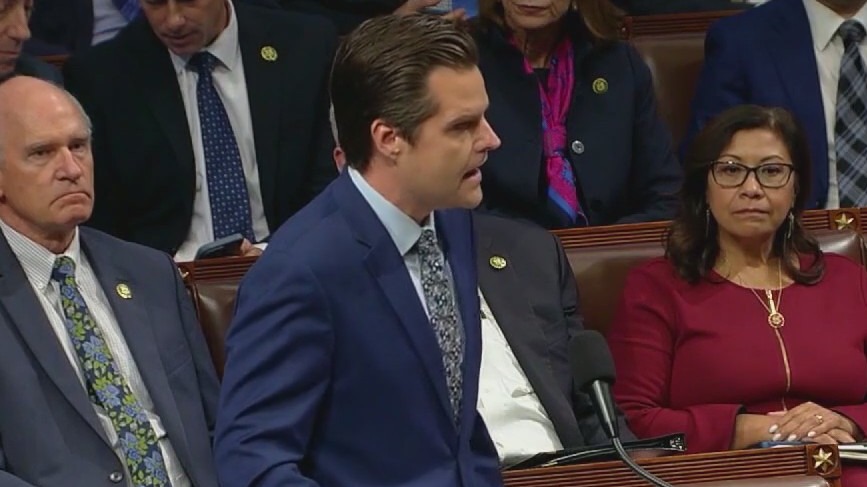 Matt Gaetz withdraws from attorney general consideration