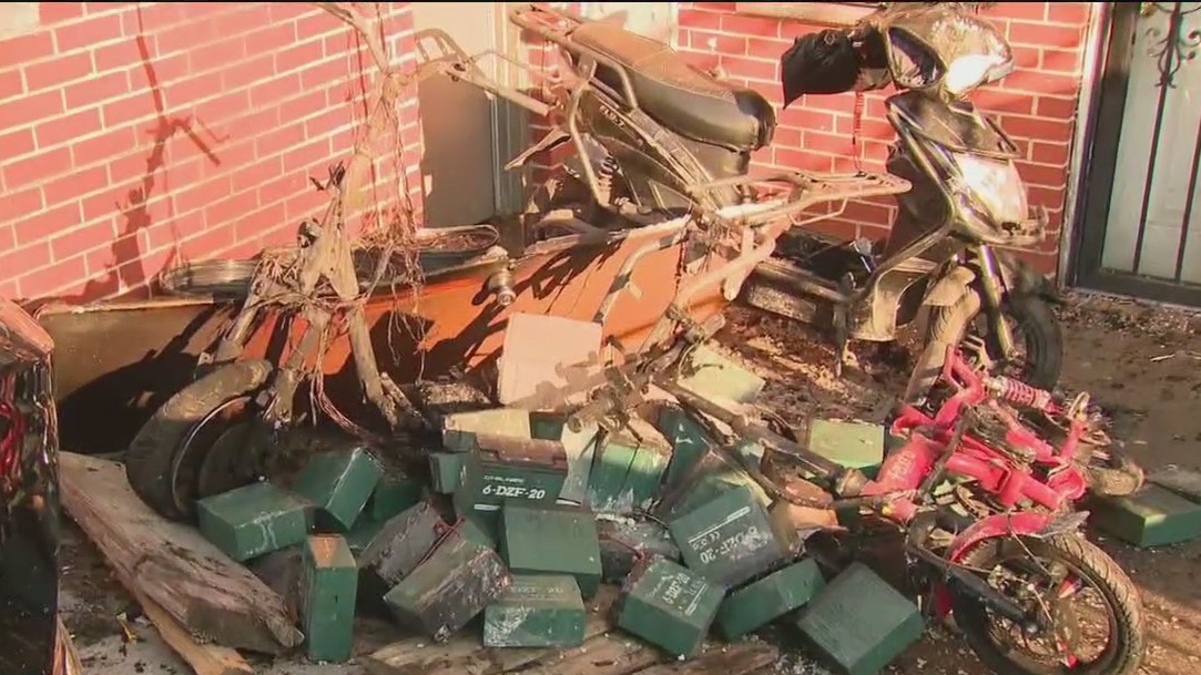 E-bikes found at scene of Queens fire