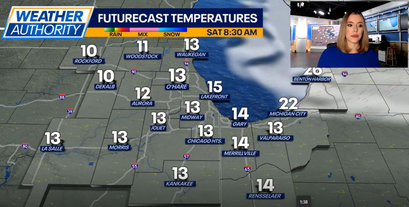 Chicago weather: Frigid weekend ahead with highs in the 20s