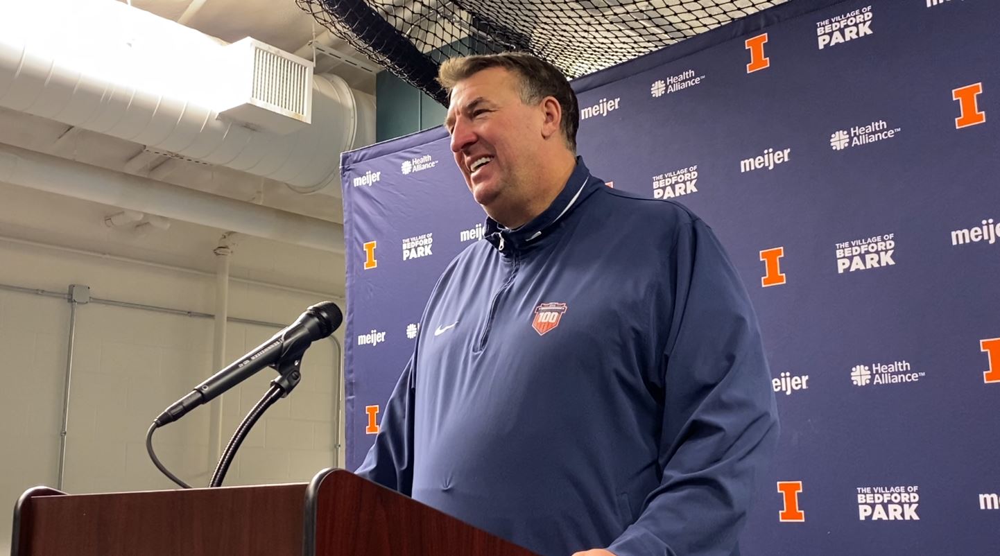 Bret Bielema talks beating Northwestern for win No. 9