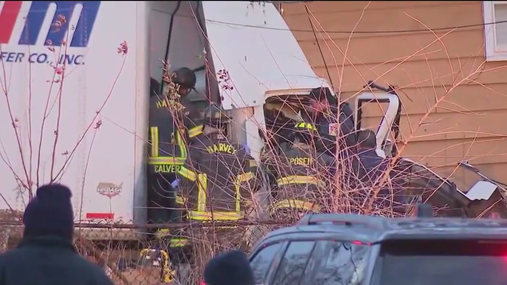 Driver airlifted after semi-truck crashes into south suburban home: officials