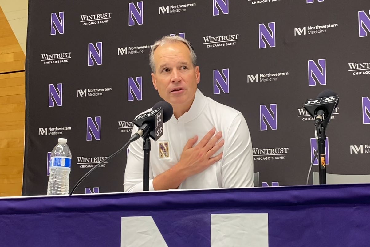 Brad Underwood, Chris Collins talk NU's 70-66 OT win over Illinois