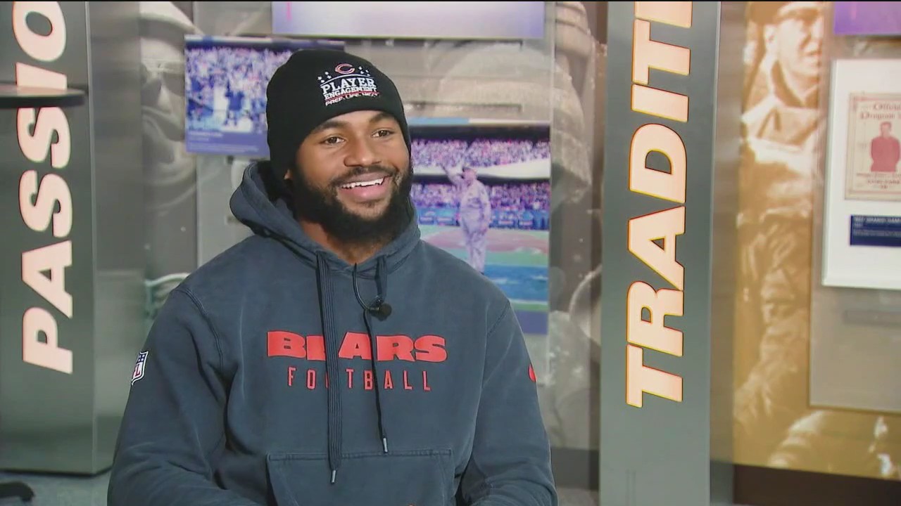 Bears Game Day Live: Cassie goes 1-on-1 with D'Andre Swift