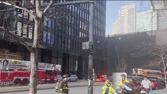 Fire breaks out at Trump Tower parking garage in Chicago