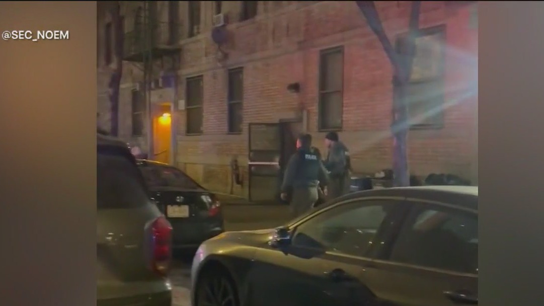 DHS secretary posts video of NYC immigration raid