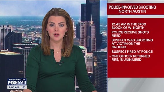 Gunman shoots, injures victim, then shot at Chicago officers on West Side, police say