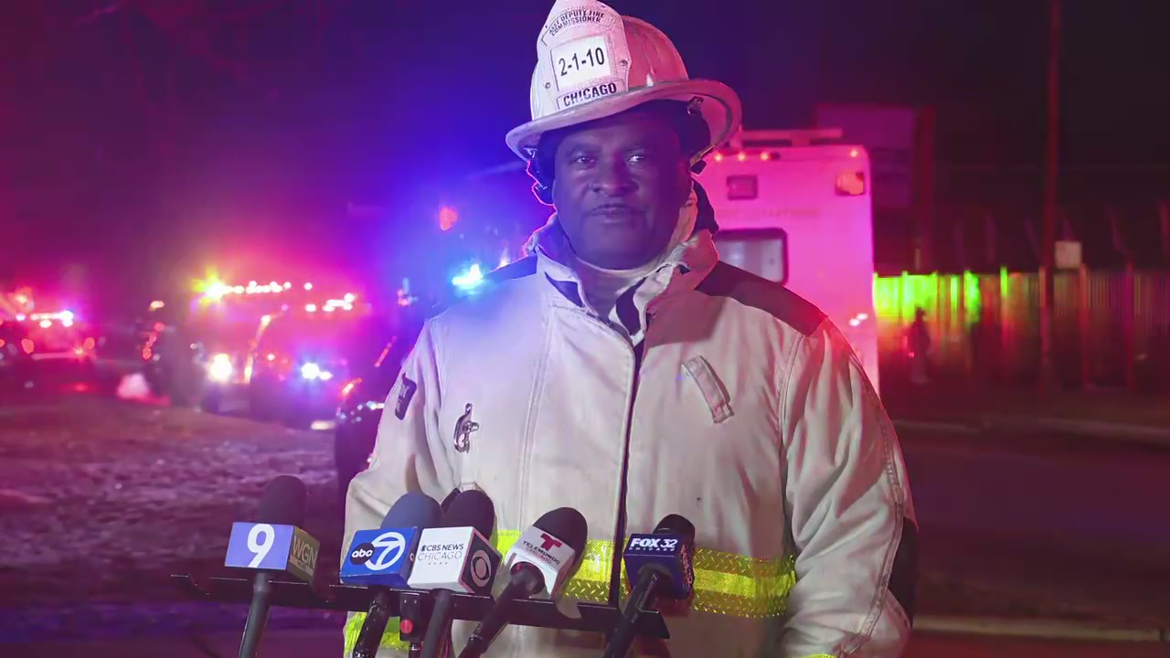 Fire officials give update on massive warehouse fire