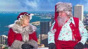 Santa and Mrs. Claus stop by the Fox 32 studio as they travel across the Chicago area