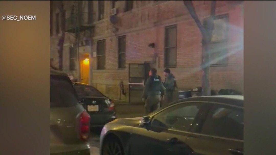 DHS secretary posts video of NYC immigration raid