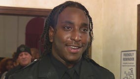 Gunshot victim returns to Calumet City to thank officer who helped him after being shot