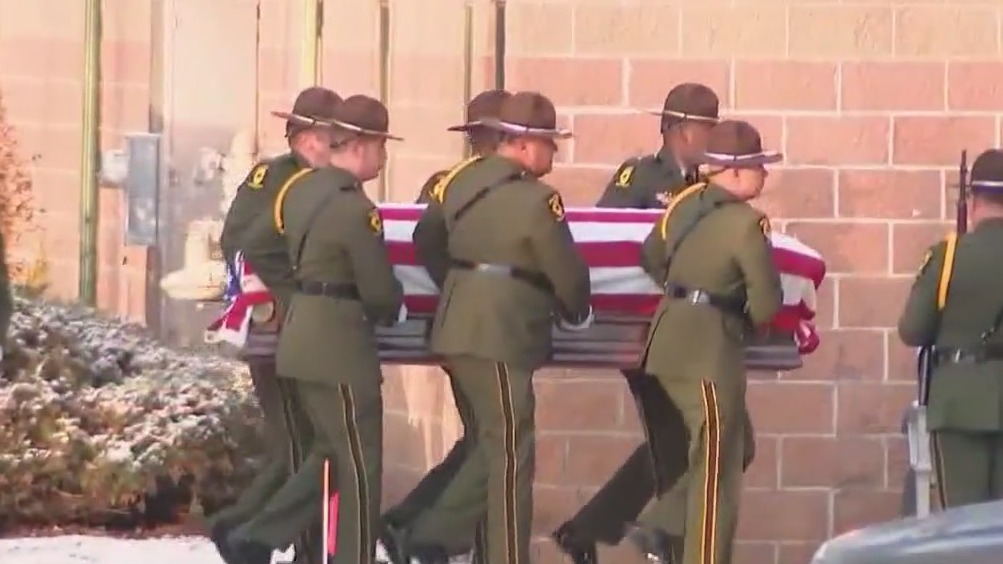 Fallen Illinois State Trooper Clay Carns honored at funeral for dedication to public safety