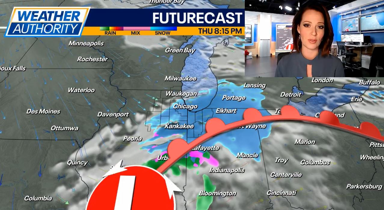Chicago weather: Accumulating snow possible for parts of Chicagoland on Thursday
