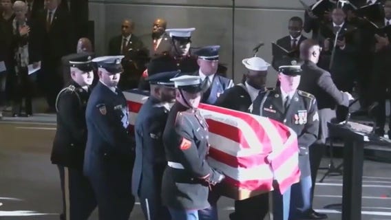 Jimmy Carter lies in repose at Carter Center in Atlanta