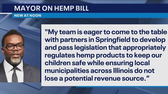 Mayor Brandon Johnson explains stance on Illinois hemp regulation bill