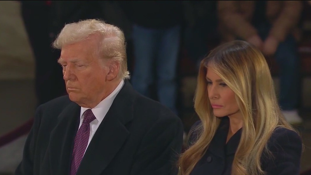 Trump pays respects to former President Jimmy Carter