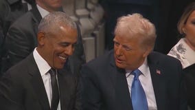 Obama, Trump share moment at Jimmy Carter?s funeral